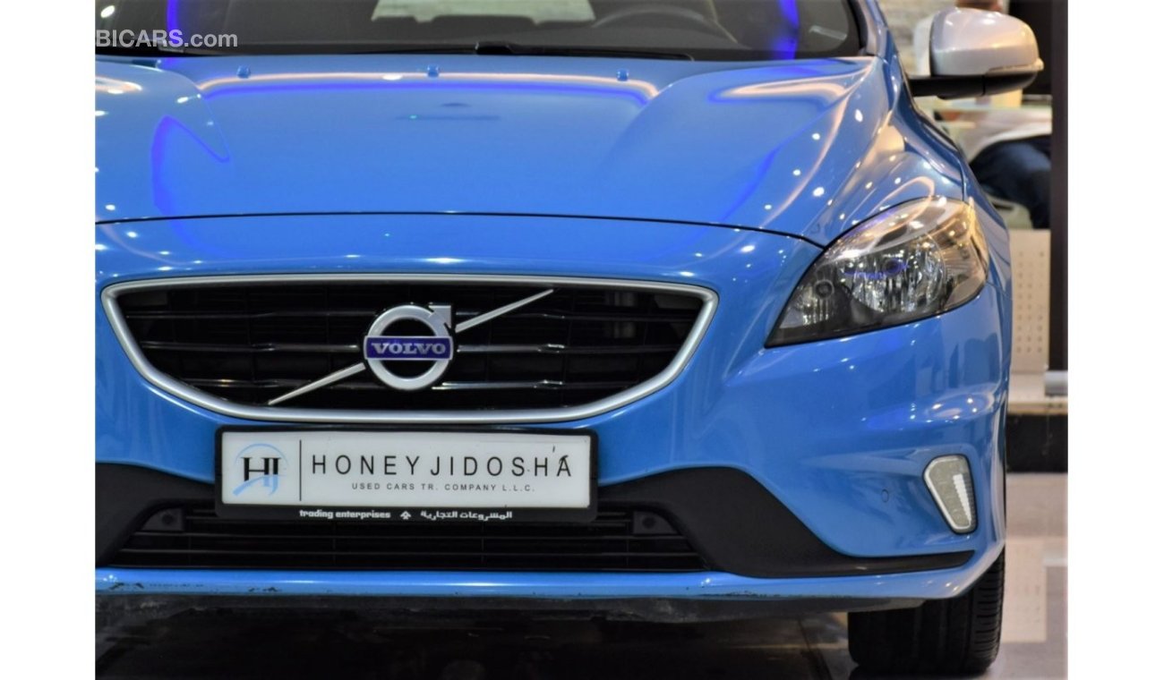 Volvo V40 Volvo V40 T5 R-Design ( 2016 Model! ) in Blue Color! GCC Specs