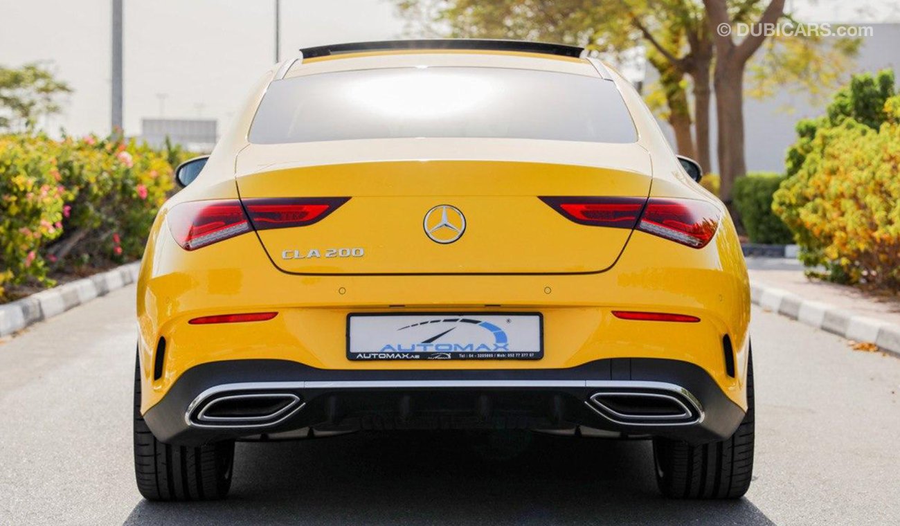 Mercedes-Benz CLA 200 AMG 2020, GCC, 0km w/ 2 Years Unlimited Mileage Warranty + 3 Years Free Servic @EMC