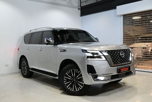 Nissan Patrol 2023 Nissan Patrol SE Platinum, 12/2028 Nissan Warranty, 12/2027 Nissan Service Pack, GCC