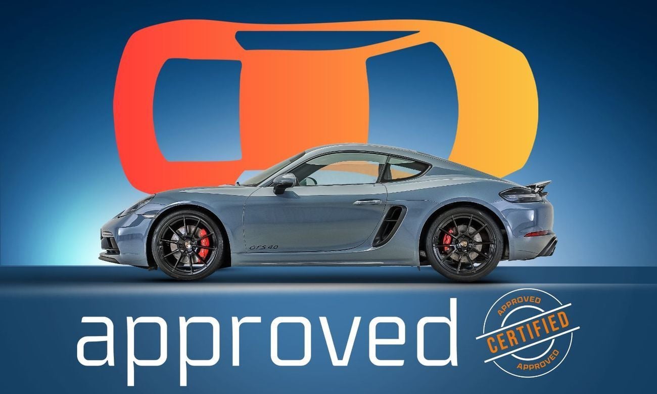 Porsche 718 Cayman GTS 4.0L A/T UAE's Very Best Example | AED 5,309 Per Month