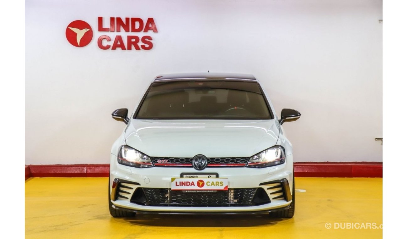 Volkswagen Golf Volkswagen GTI Clubsport 2017 GCC under Agency Warranty with Zero Down-Payment.