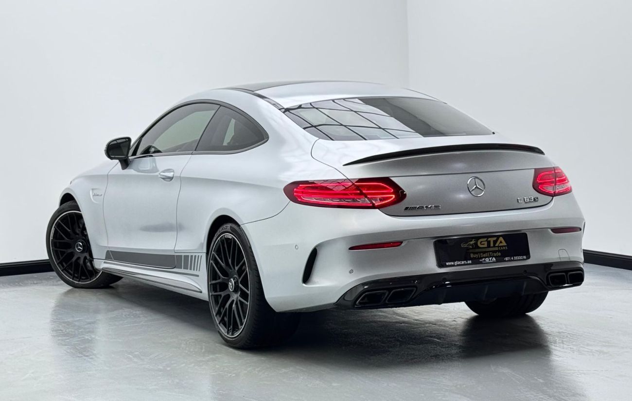 مرسيدس بنز C 63 AMG Std 4.0L Coupe 2018 Mercedes-Benz C63s AMG, Full Service History, Warranty, Excellent Condition, Low