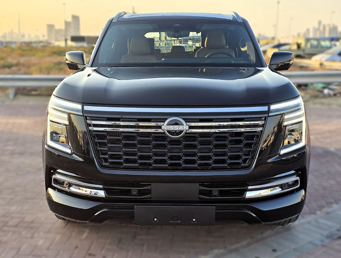 نيسان باترول Nissan Patrol LE Platinum City 3.5l Twin turbo petrol A/T 4WD SUV Black Color Inside Tan GCC 2026 Mo