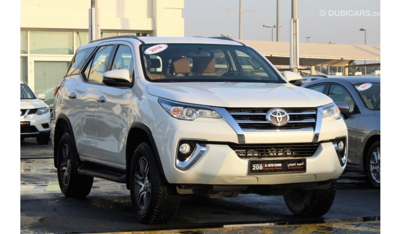 Toyota Fortuner Toyota Fortuner 2018 GCC No. 2 in excellent condition without accidents, very clean from inside and