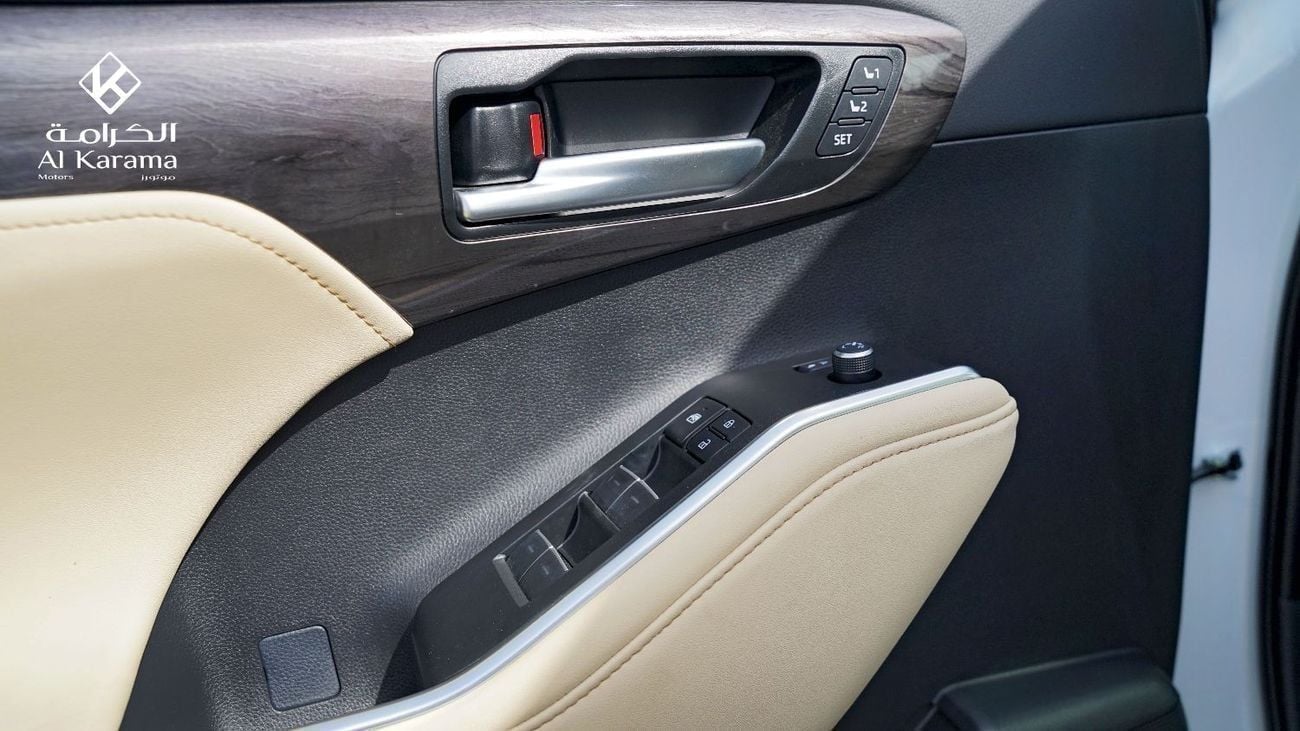 تويوتا هايلاندر VXR 2.5L Hybrid | Limited | 7 Seater SUV with Radar | JBL Sound | 360 Camera | Panoramic Sunroof | 2
