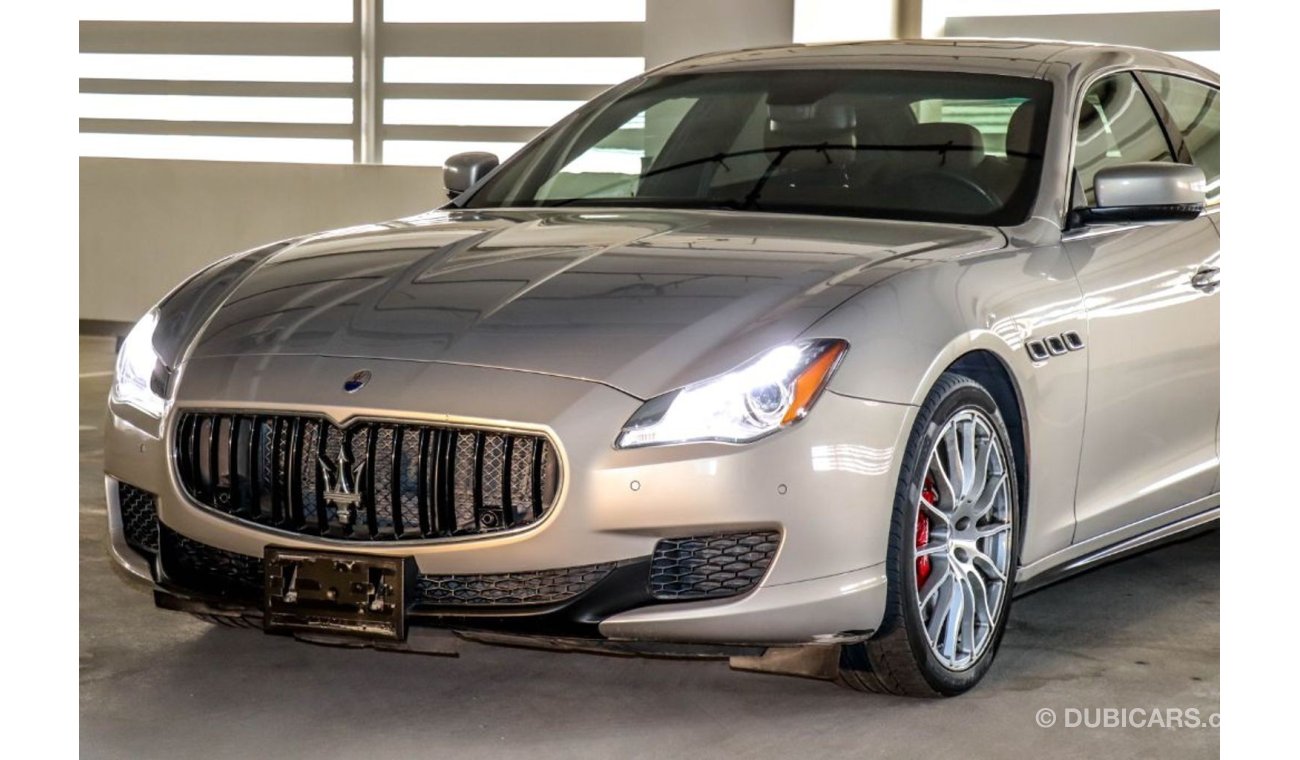 مازيراتي كواتروبورتي Maserati Quattroporte Q4 2016 GCC under Warranty with Zero Down-Payment.