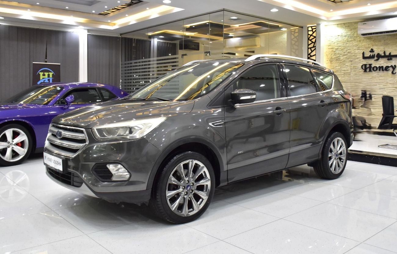 Ford Escape TITANIUM EXCELLENT DEAL for our Ford Escape Titanium AWD ( 2019 Model ) in Grey Color GCC Specs