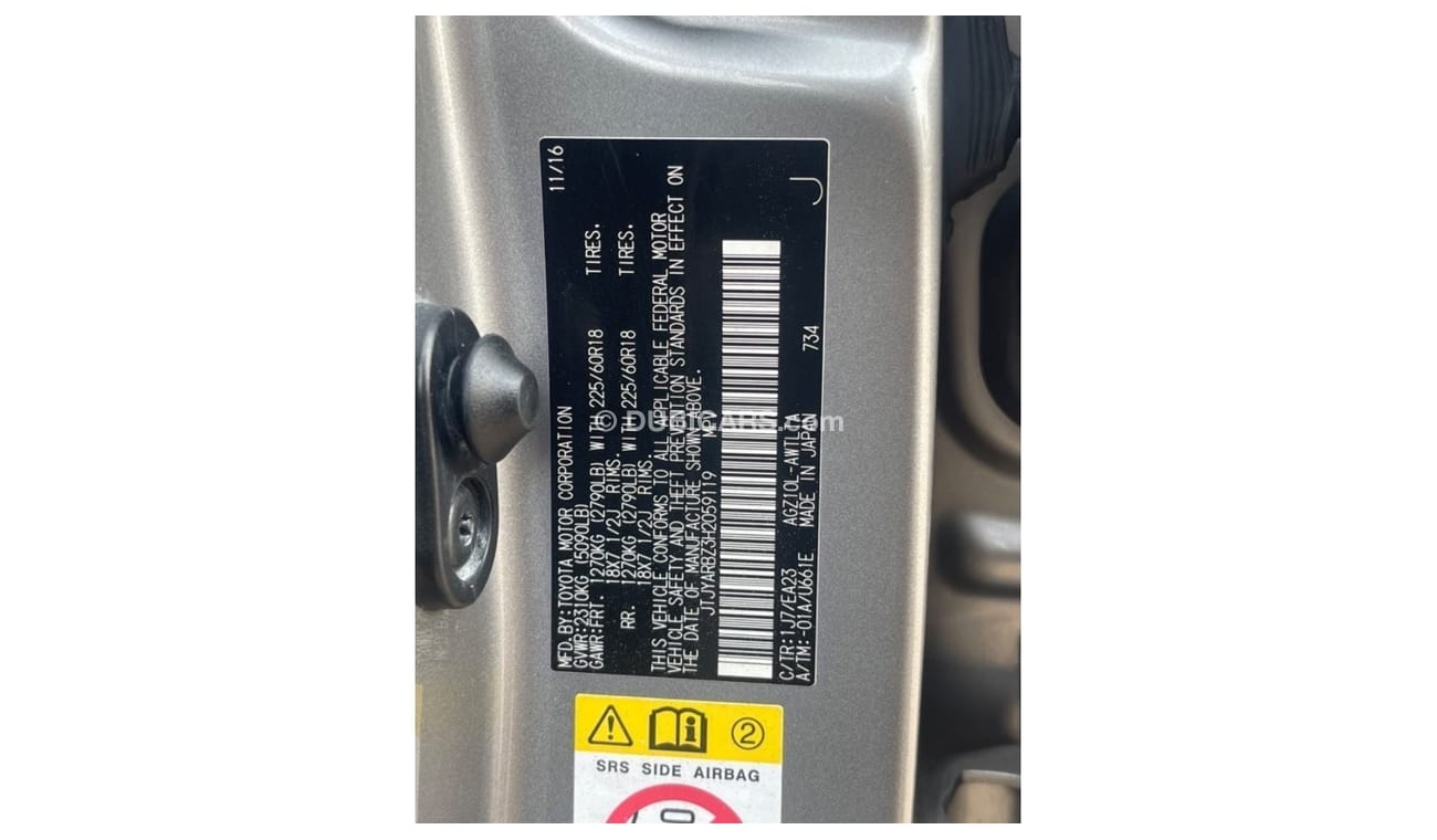 Lexus NX200t 2017 LEXUS NX200t IMPORTED FROM USA