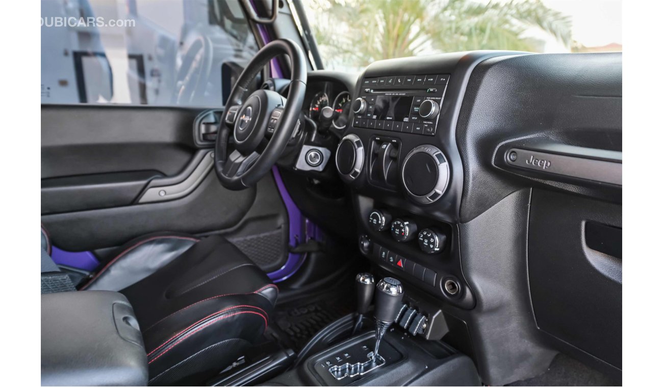 Jeep Wrangler - Fully Customized - V6 Auto - One of a kind Wrangler! - AED 1,841 Per Month -  0% DP