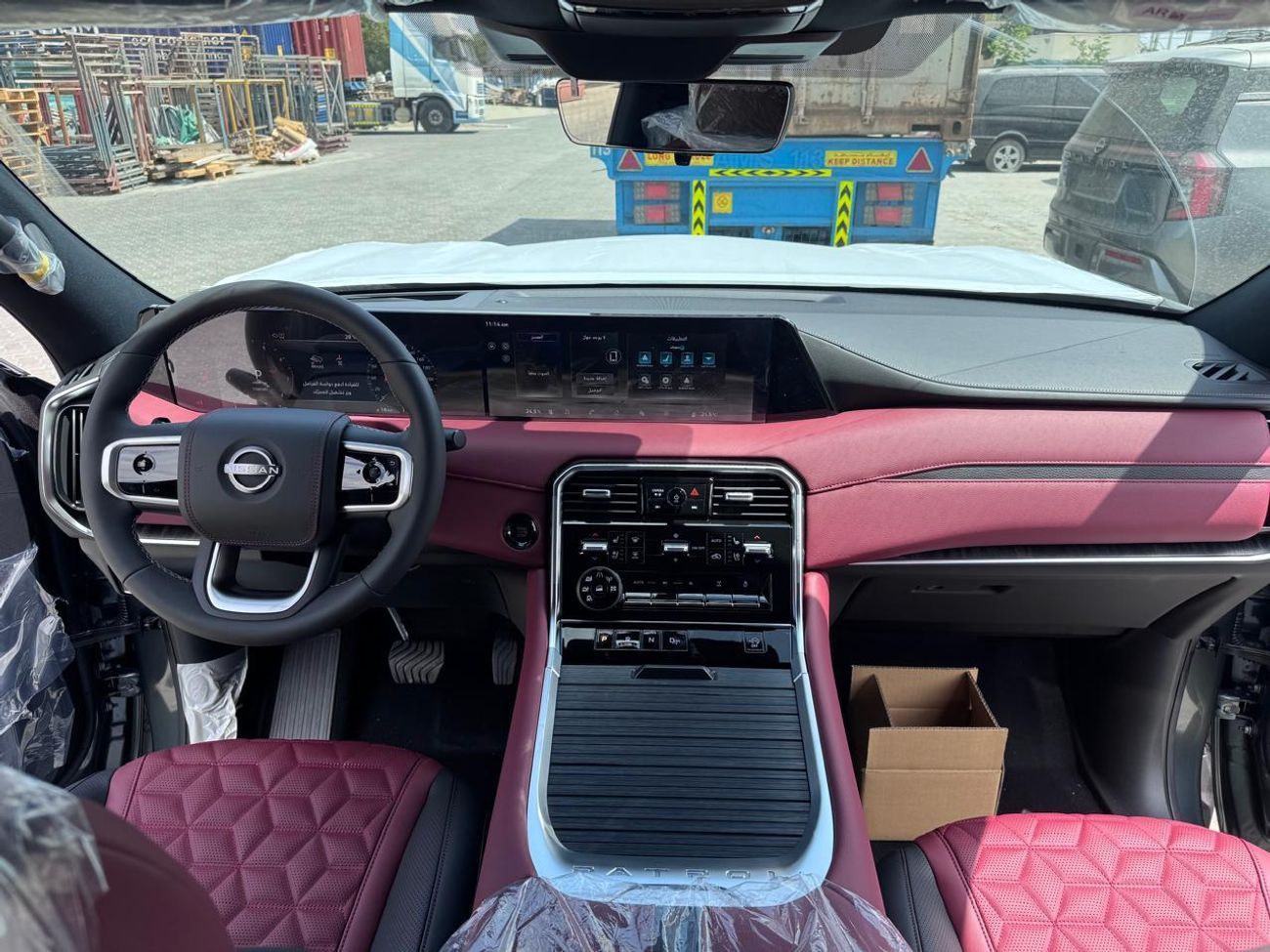 Nissan Patrol SE PLATINUM 3.8L V6 (Ext _GREYISH GREEN Inter_BURGUNDY)