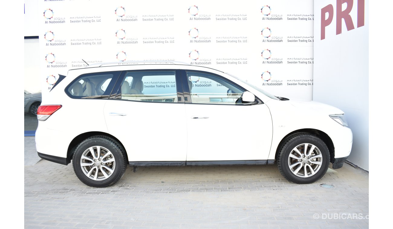 Nissan Pathfinder 3.5L S V6 AWD 2015 GCC SPECS WITH DEALER WARRANTY AND FREE INSURANCE