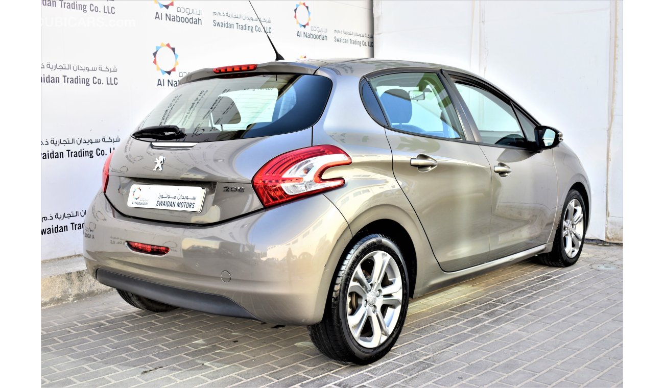 بيجو 208 1.6L ACTIVE HATCHBACK 2014 MODEL GCC SPECS