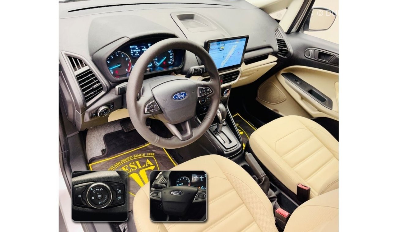 Ford Eco Sport LIMITED! + LEATHER SEATS + NAVIGATION + CAMERA / GCC / 2019 / UNLIMITED MILEAGE WARRANTY / 687 DHS