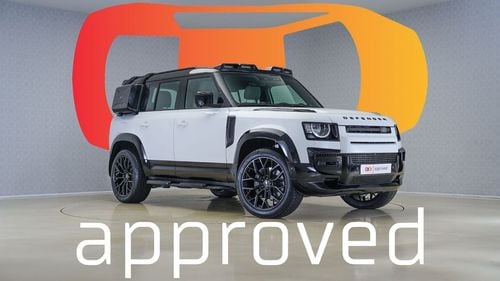 Land Rover Defender P400 110 S 3.0L (5 Seater) Widetrack | AED 5,412 PM | Warranty September 2029 | GCC