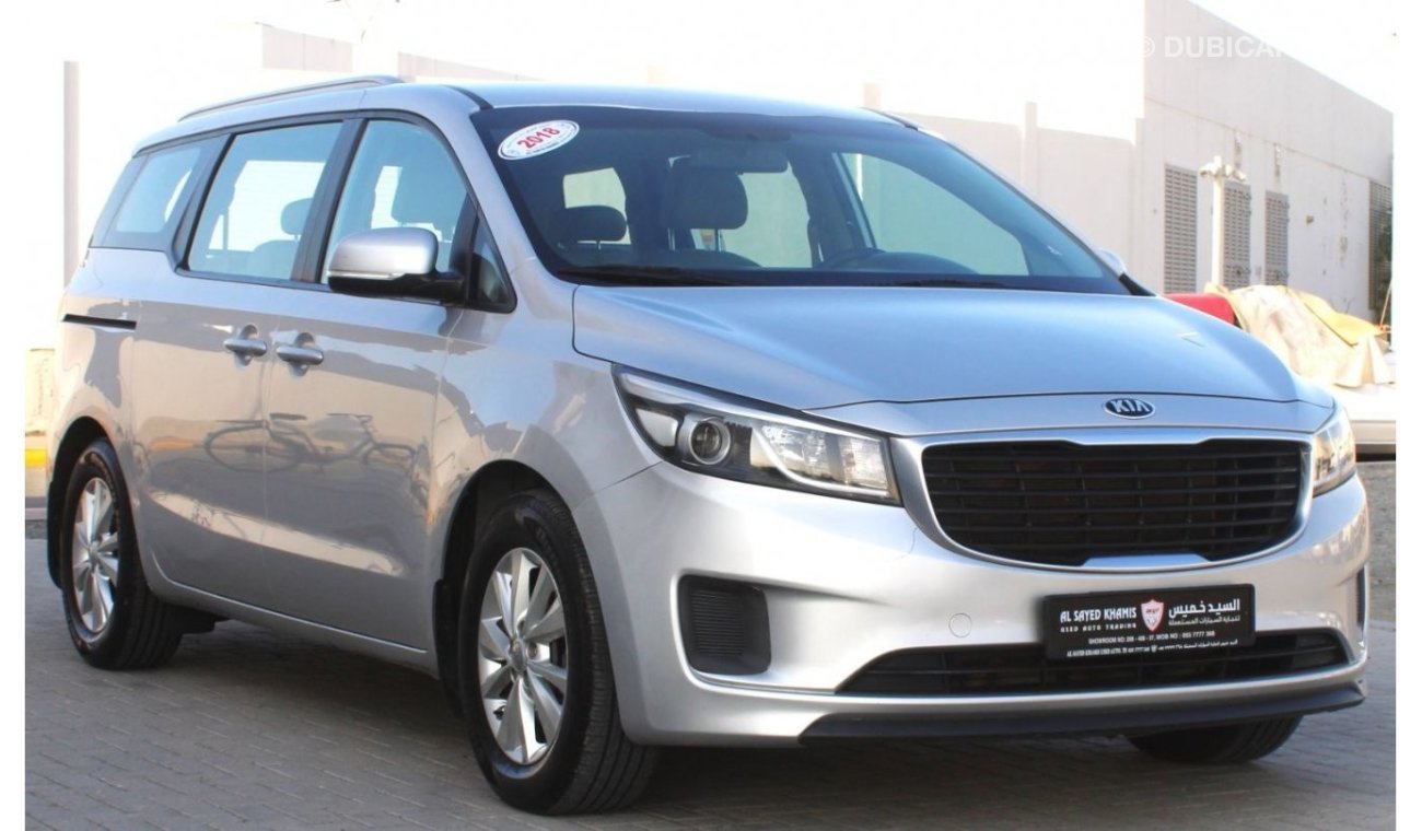 Kia Carnival Kia Carnival 2018 GCC, in excellent condition