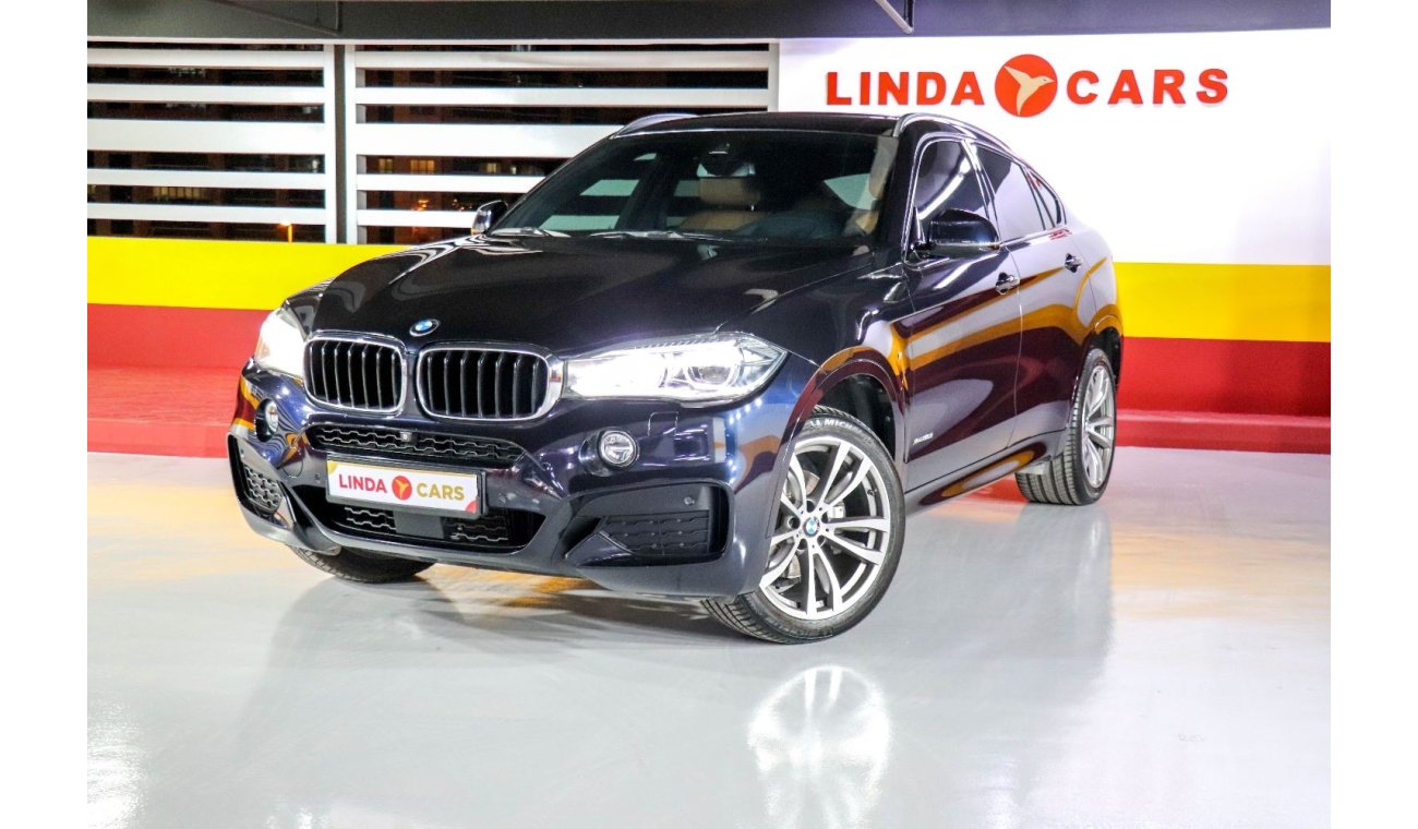 بي أم دبليو X6 BMW X6 X-Drive 35i M-Kit 2016 GCC under Agency Warranty with Flexible Down-Payment.