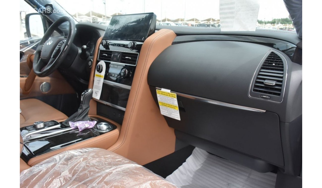 New Infiniti QX80 BLACK EDITION FULLY LOADED WITH CAPTAIN SEATS NEW