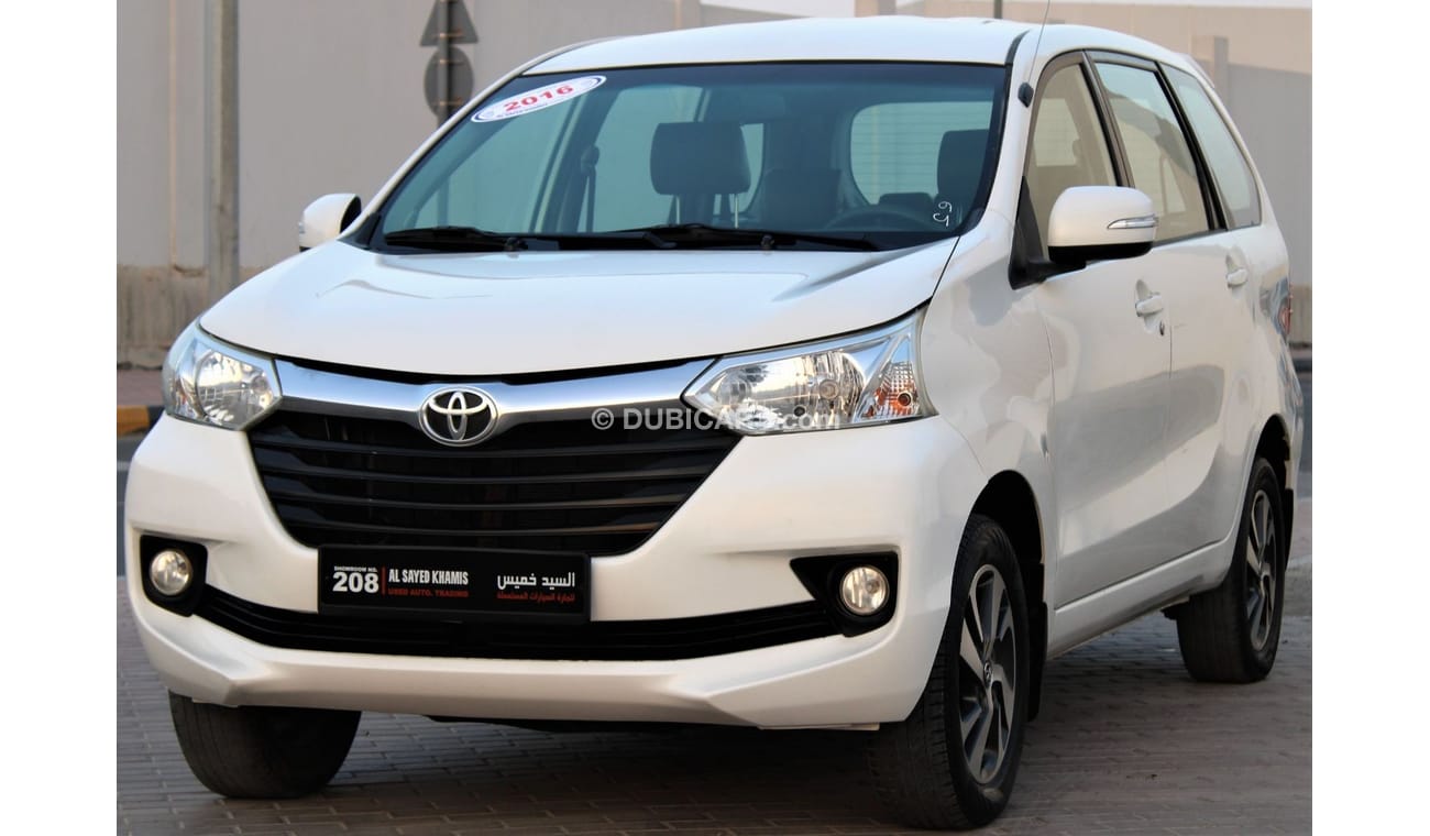 Toyota Avanza Toyota Avanza 2016 GCC, in excellent condition, without accidents, very clean from inside and outsid