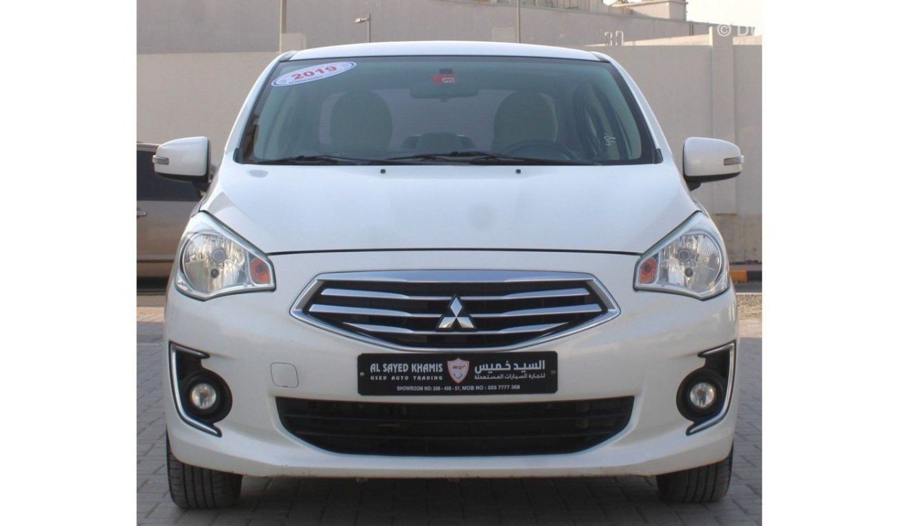 Mitsubishi Attrage GLX Mid Mitsubishi Attrage 2019 GCC, in excellent condition, without accidents