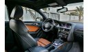 Audi A4 3.0T Quattro S-Line - 2Y Warranty - GCC - AED 1,547 PER MONTH - 0% DOWNPAYMENT
