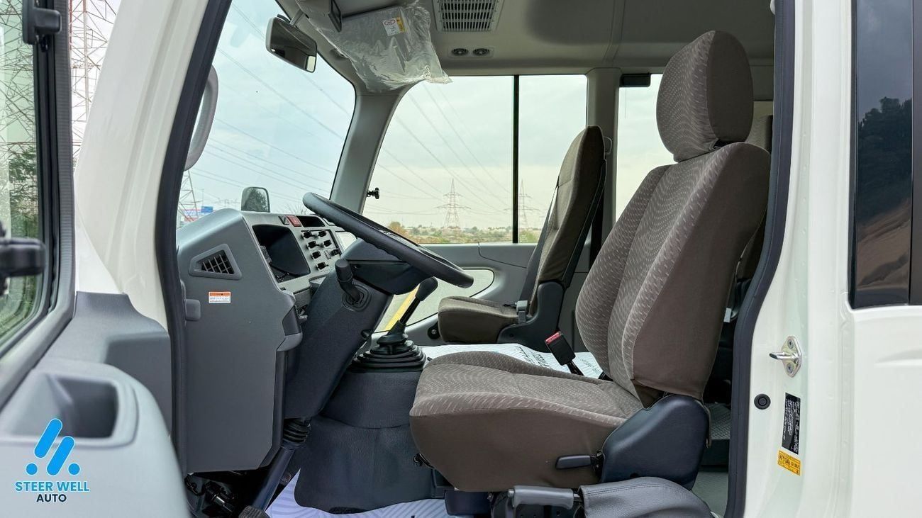 Toyota Coaster 2025 | 23-Seater | 4.0L Diesel | RWD | GCC Specs | Full Option White | BEST PRICE