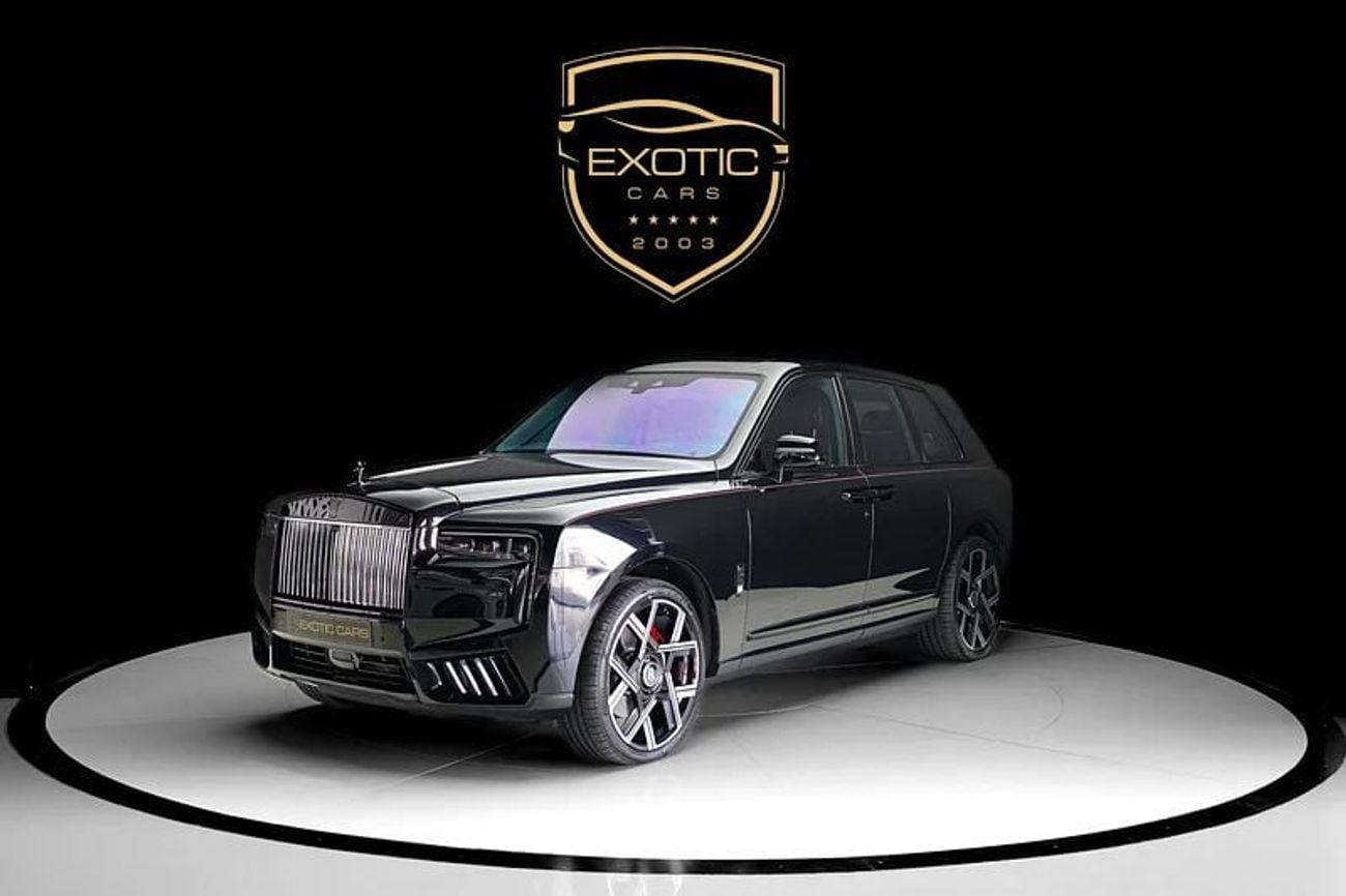 Rolls Royce Cullinan BLACK BADGE Std