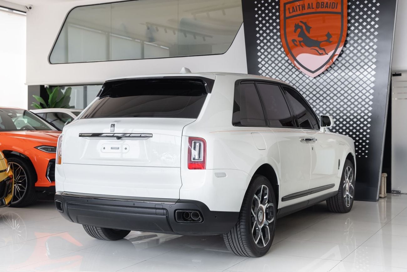 رولز رويس كولينان Rolls-Royce Cullinan Black Badge | Bespoke Orange Interior | Fully loaded | WARRANTY AVAILABLE PITST