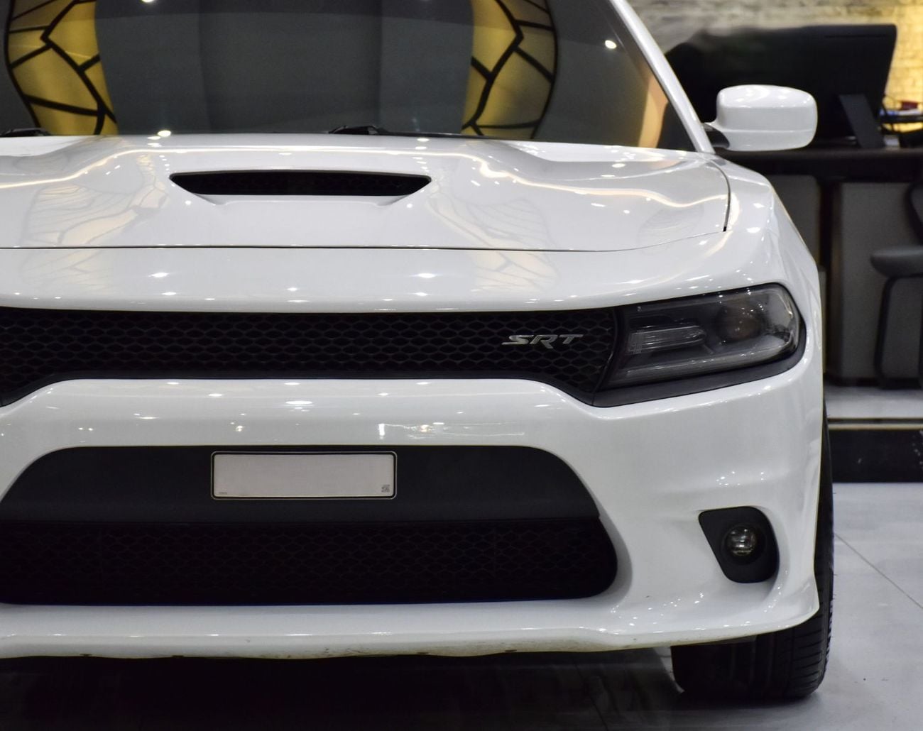 Dodge Charger SRT8 EXCELLENT DEAL for our Dodge Charger SRT ( 2015 Model ) in White Color GCC Specs
