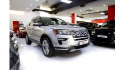 Ford Explorer LIMITED PLUS (2018) 3.5L V6 GCC WITH REAR ENTERTAINMENT UNDER WARRANTY AND SERVICE CONTRACT