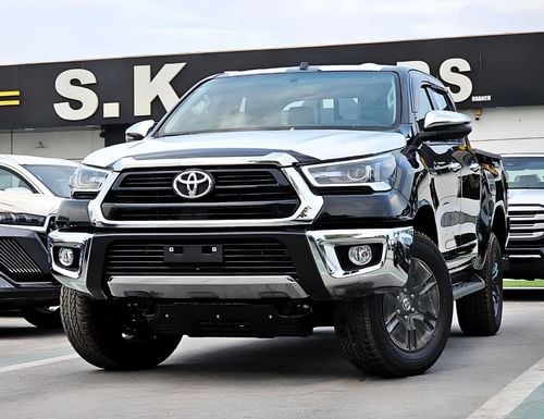 Toyota Hilux TOYOTA HILUX SR5 WIDE BODY DOUBLE CABIN || 2.7L PETROL A/T 4WD | BSM, WINOW VISOR, FOG LIGHTS, WOOD