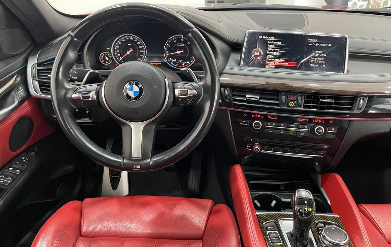 BMW X6 50i M SPORT LUXURY V8 4.4L-8CYL ORIGINAL PAINT - FULLY AGENCY MAINTAINED. AGMC-DUBAI