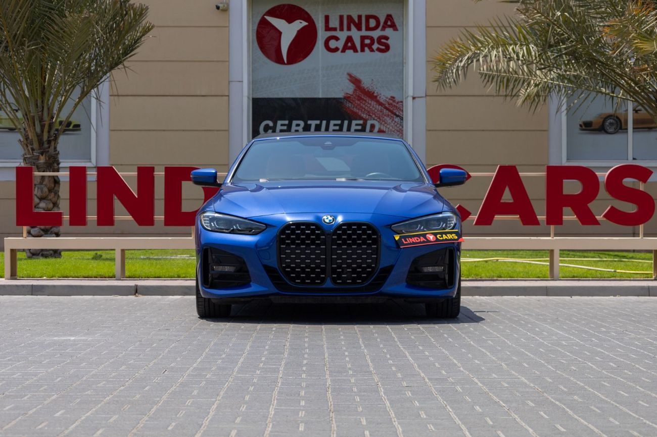 BMW 420i BMW 420i M-Sport Convertible 2024 GCC under Agency Warranty and Service Contract with Flexible Down-