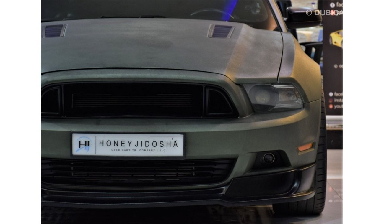 فورد موستانج EXCELLENT DEAL for our Ford Mustang 5.0 GT 2013 Model!! in Crinkled Green Color! GCC Specs