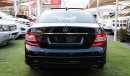 Mercedes-Benz C 280 Gulf model 2009, black color, panorama, cruise control, alloy wheels, sensors, in excellent conditio