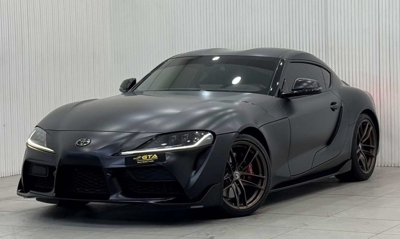 تويوتا سوبرا GR 3.0L A/T 2022 Toyota Supra GR, Al-Futtaim Agency Warranty + Service Package, Full Service History
