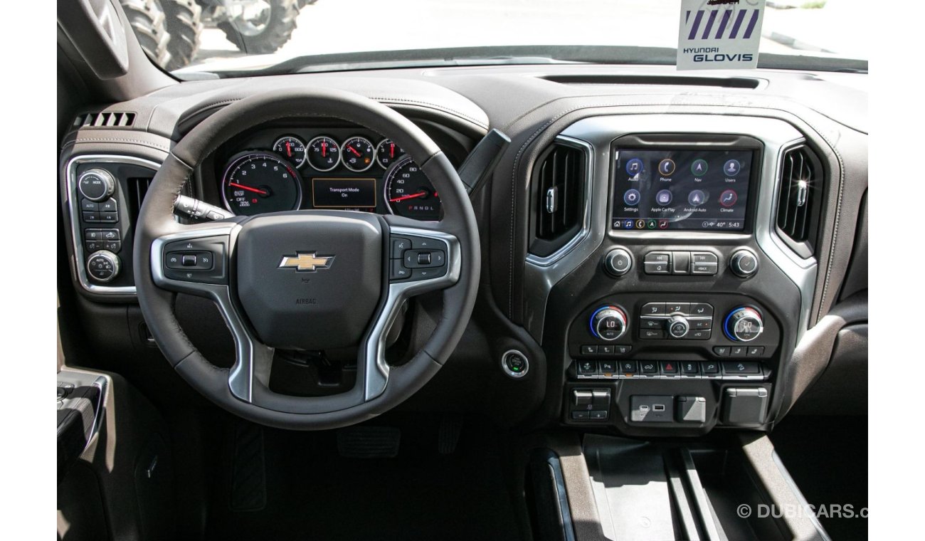 Chevrolet Silverado LTZ 5.3L CREW CAB 4X4 with Apple Carplay , Android Auto and Sunroof