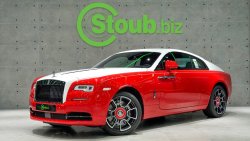 رولز رويس واريث 1 OF 1 | SPORTIVE EDITION | WRAITH BLACK BADGE | 4 YEARS WARRANTY 4 YEARS SERVICE CONTRACT |