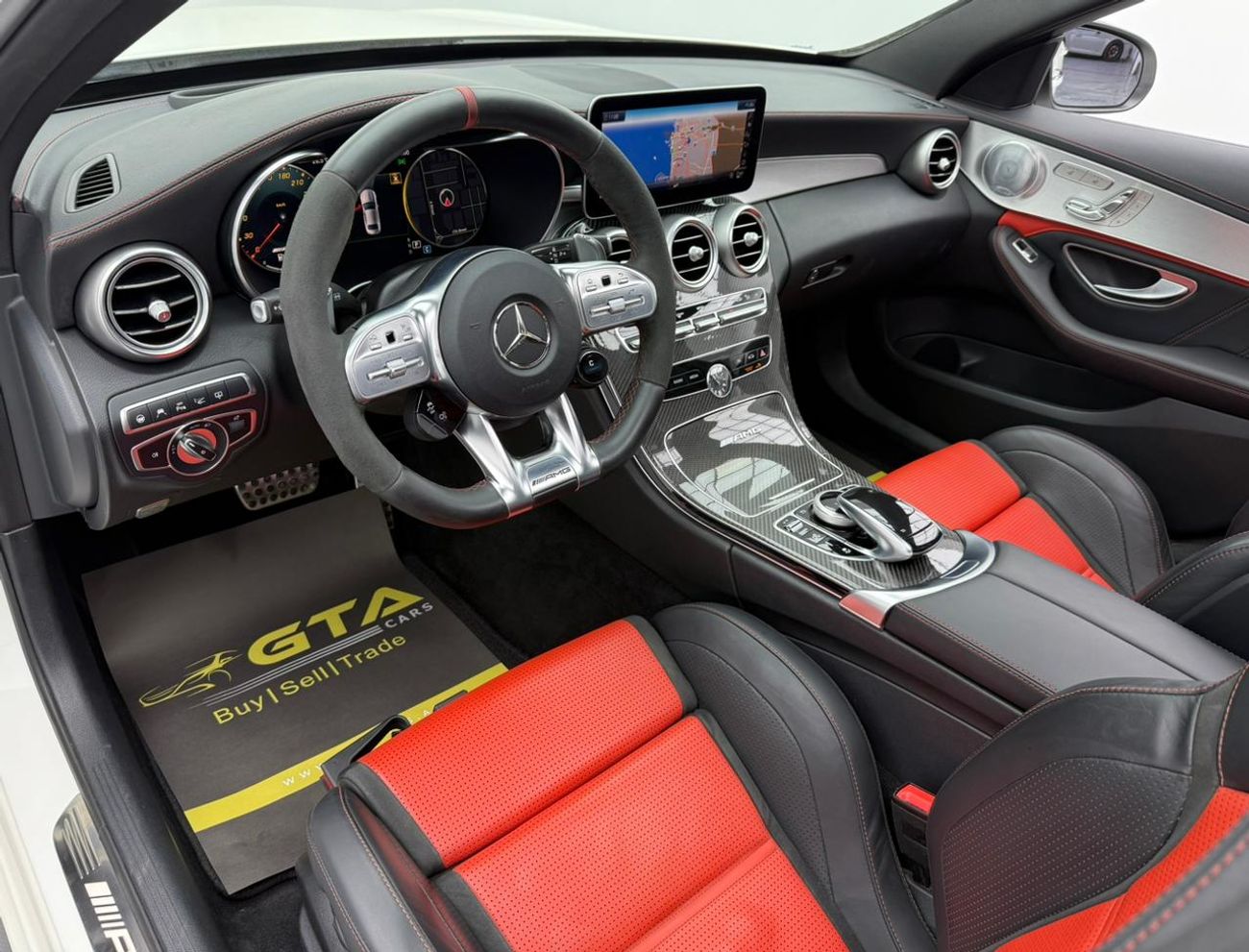 Mercedes-Benz C 63 S 2019 Mercedes Benz C63 S AMG, Warranty, Full Service History, Carbon Fiber Package, Full Option, GCC