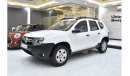 رينو داستر EXCELLENT DEAL for our Renault Duster ( 2017 Model ) in White Color GCC Specs