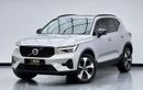 Volvo XC40 2023 Volvo XC40 B4 Ultimate Dark, 2028 Volvo Warranty, Volvo Full Service History, GCC