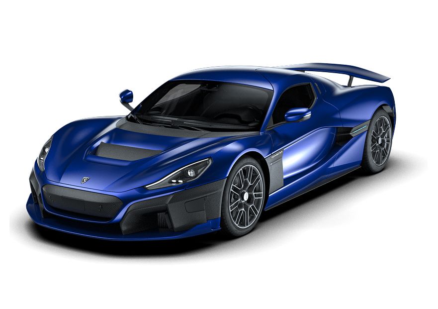 Rimac Nevera cover - Front Left Angled