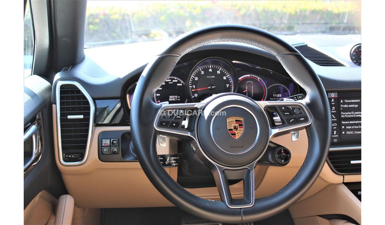 Porsche Cayenne V6 GCC 2018 UNDER WARRANTY