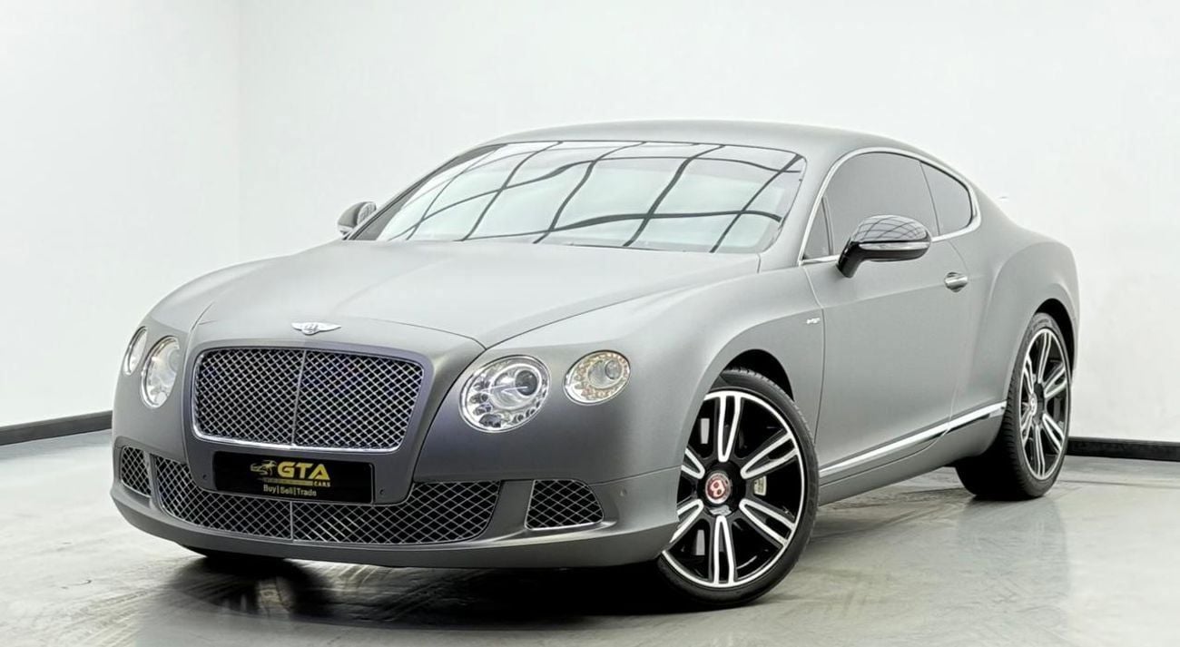 Bentley Continental GT 6.0L (565 HP) 2014 Bentley Continental GT W12, Full Service History, Excellent Condition, GCC