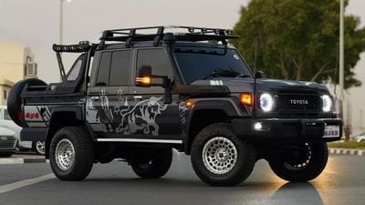 تويوتا لاند كروزر 70 2022 | 4.5 DIESEL ENGINE | MT | RHD | DOUBLE CABIN | GTK 4X4 SPORTS BAR WITH BASKET | REAR DUAL TIRE