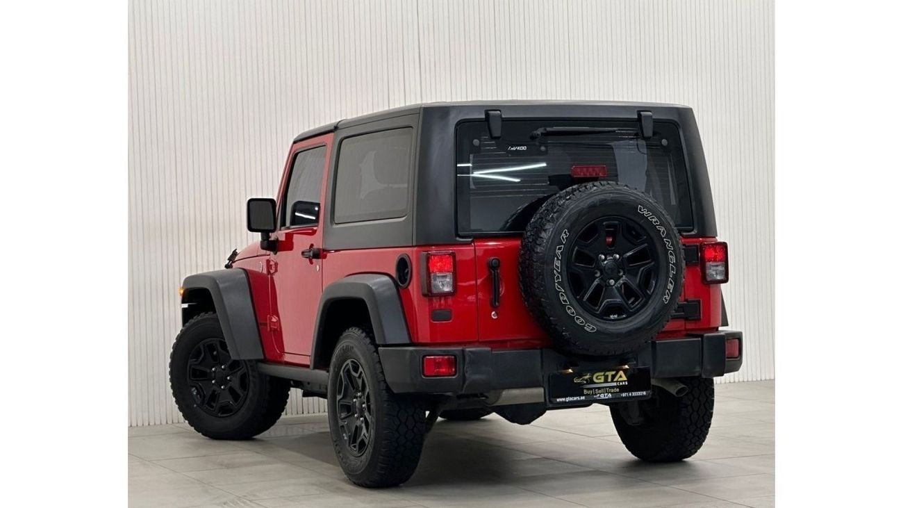 Jeep Willys 2017 Jeep Wrangler Willys Edition, Warranty, Full Jeep Service History, GCC