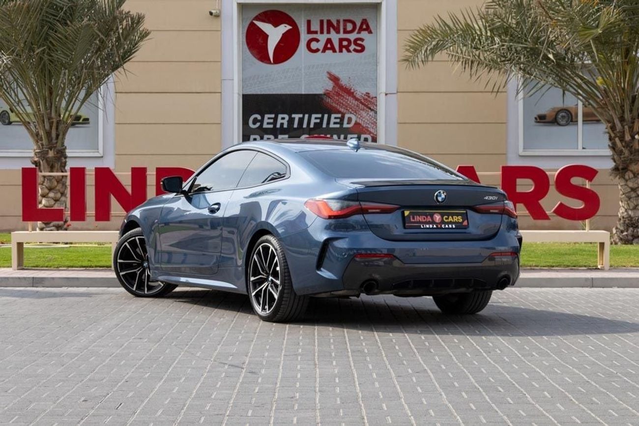 BMW 430i M Sport 2.0L BMW 430i M-Sport 2022 GCC under Agency Warranty and Service Contract with Flexible Down