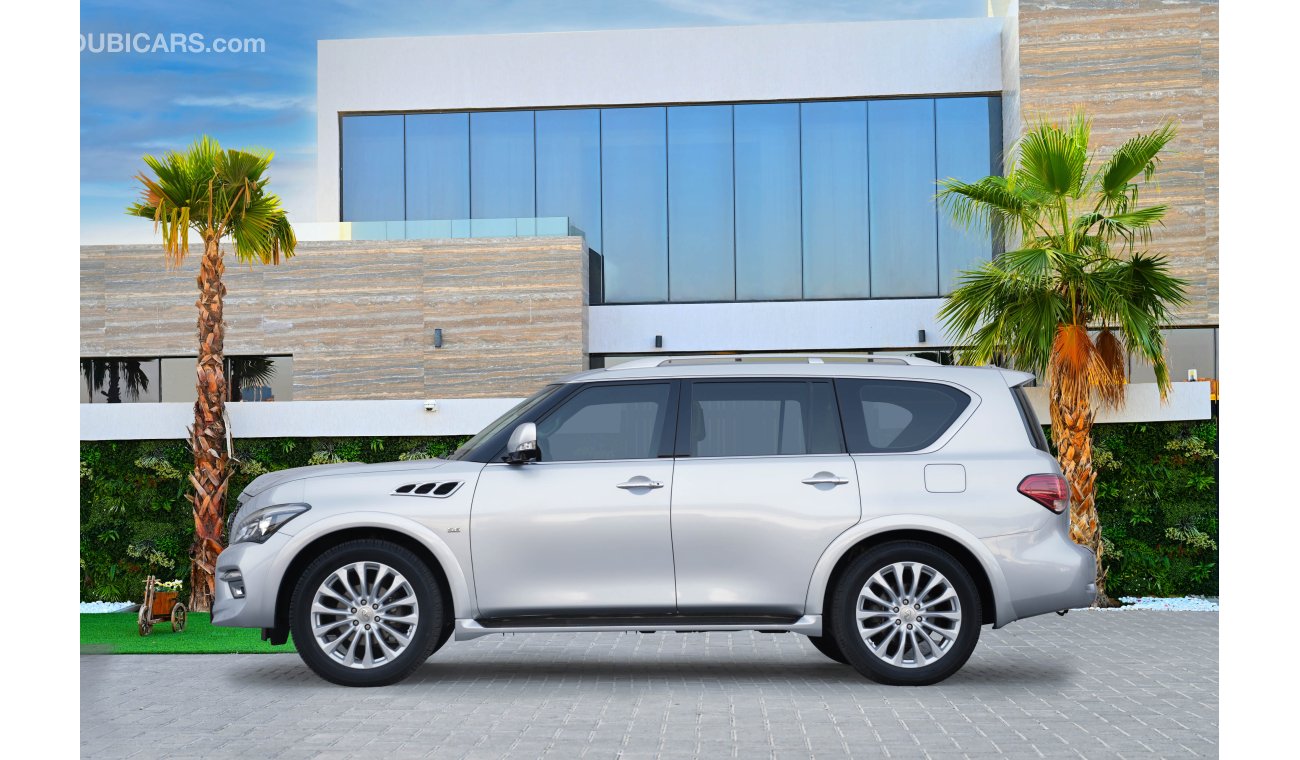 Infiniti QX80 Luxury  | 2,642 P.M  | 0% Downpayment | Full Option