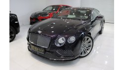 Bentley Continental GT Speed W12, 2016, 28,000KMs Only, GCC Specs, **MULLINER EDITION**
