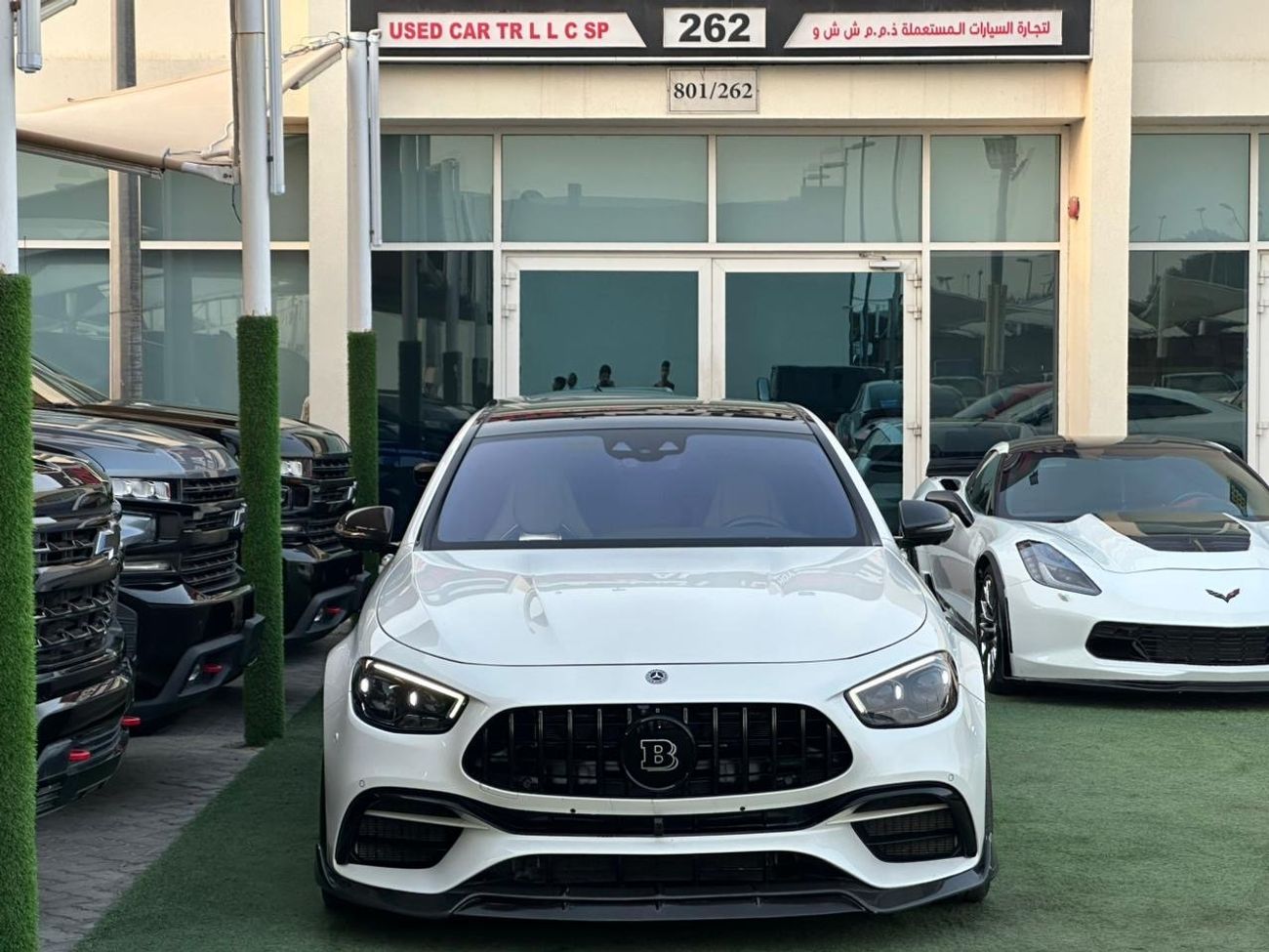 Mercedes-Benz E 63S ‏MERCEDES BENZ AMG E63s GCC 2021 ‏Bodykit (BRABUS) ‏Original paint  ‏Recaro Seats ‏Full Option Full 