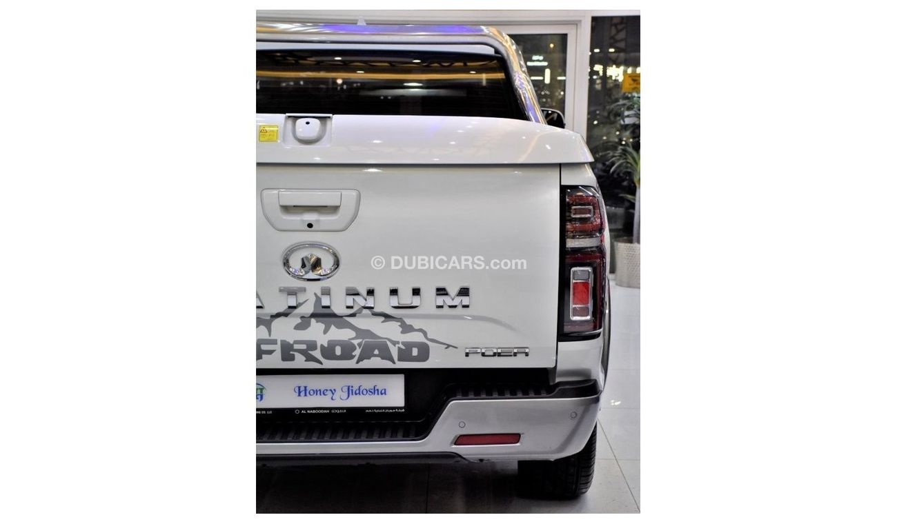 Great Wall Poer EXCELLENT DEAL for our Great Wall POER ( PLATINUM GMW ) 2022 Model / White Color GCC Specs